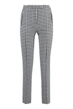 Carica l'immagine nel visualizzatore di Gallery, Pantaloni in cotone con motivo check
