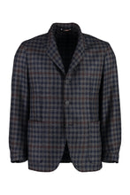 Carica l'immagine nel visualizzatore di Gallery, Blazer monopetto in lana e cachemire

