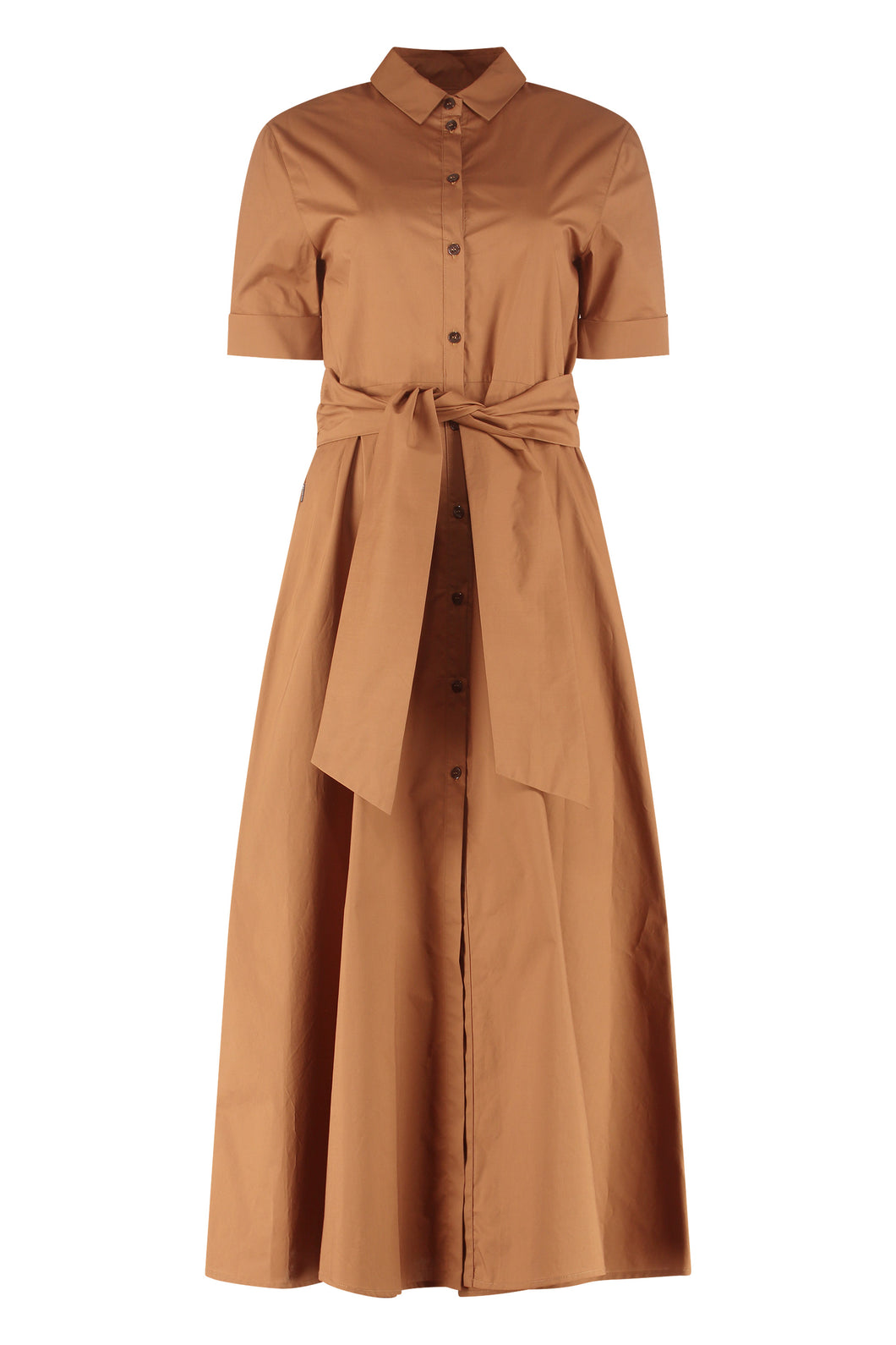 Abito chemisier in popeline di cotone