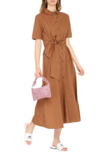 Carica l&#39;immagine nel visualizzatore di Gallery, Abito chemisier in popeline di cotone
