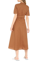 Carica l&#39;immagine nel visualizzatore di Gallery, Abito chemisier in popeline di cotone
