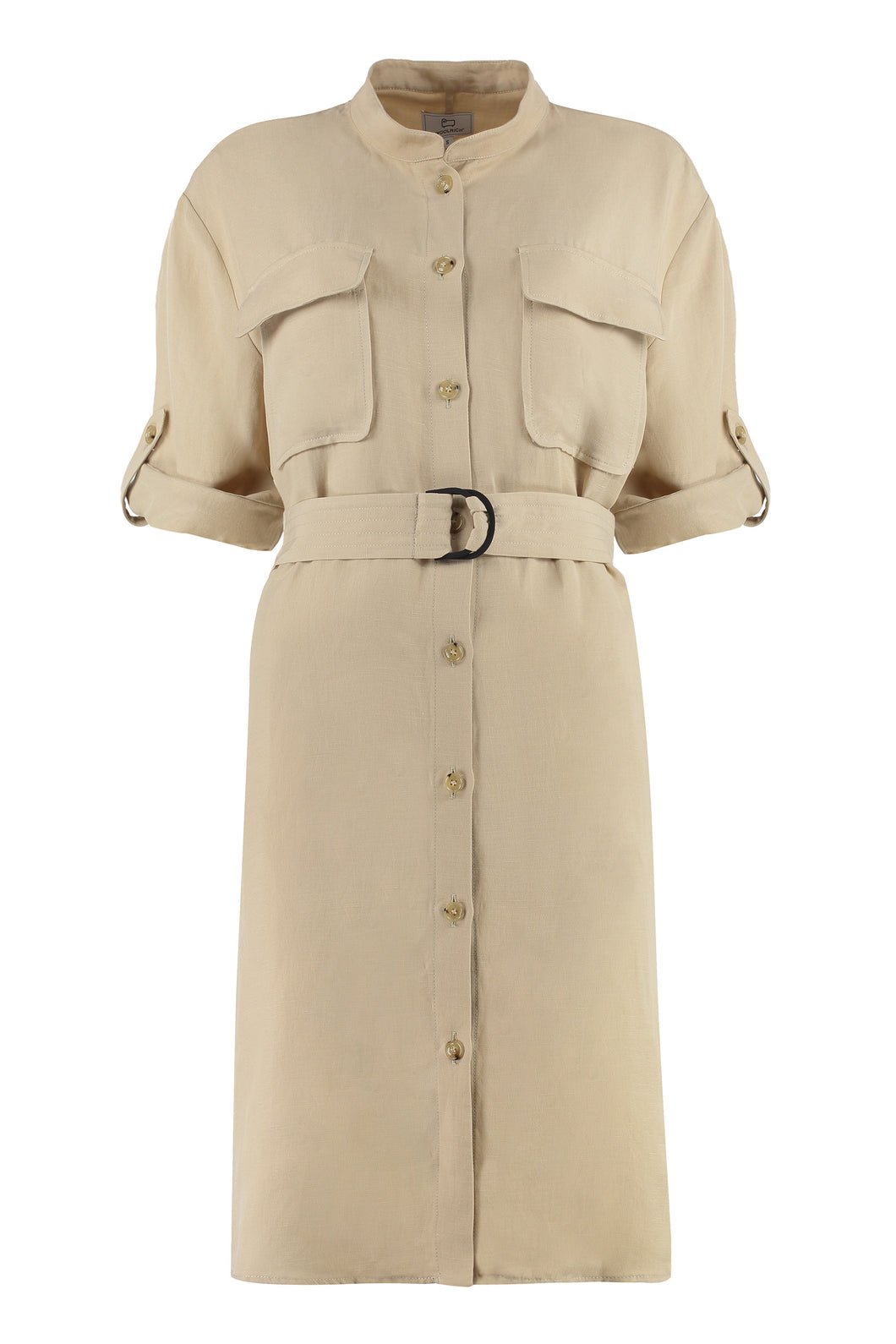 Belted shirtdress