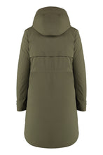 Carica l'immagine nel visualizzatore di Gallery, Parka Military in tessuto tecnico con piumino interno removibile
