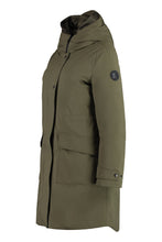 Carica l'immagine nel visualizzatore di Gallery, Parka Military in tessuto tecnico con piumino interno removibile
