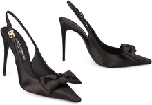 Carica l'immagine nel visualizzatore di Gallery, Slingback in raso
