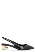 Load image into Gallery viewer, Patent leather slingback pumps

