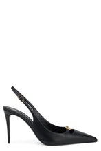 Carica l'immagine nel visualizzatore di Gallery, Pumps in pelle con logo
