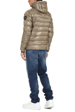 Load image into Gallery viewer, Crofton hooded techno fabric down jacket
