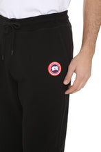 Carica l'immagine nel visualizzatore di Gallery, Track-pants Huron in cotone con logo
