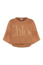 Carica l'immagine nel visualizzatore di Gallery, T-shirt crop con logo
