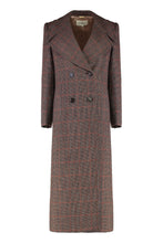 Load image into Gallery viewer, Double-breasted wool coat
