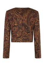 Load image into Gallery viewer, Cotton blend jacquard blazer
