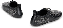 Load image into Gallery viewer, Black fitted sneakers, lightweight and versatile
