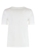 Carica l'immagine nel visualizzatore di Gallery, T-shirt baby fit con logo in jersey di cotone
