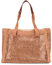 Carica l'immagine nel visualizzatore di Gallery, Tote bag East-West Summer Banana in rafia
