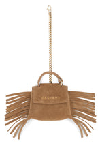 Load image into Gallery viewer, Charm Sveva in leather with fringes
