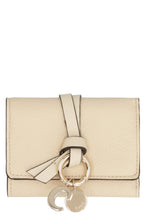 Load image into Gallery viewer, mini Alphabet leather tri-fold wallet
