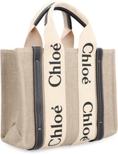 Carica l'immagine nel visualizzatore di Gallery, Mini Tote bag Woody in lino
