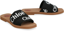 Load image into Gallery viewer, Woody fabric mules
