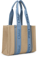 Load image into Gallery viewer, Small tote bag Woody in linen
