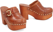 Load image into Gallery viewer, Jeannette Leather mules
