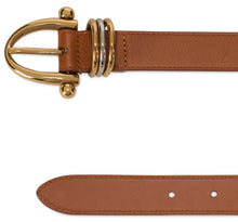 Carica l'immagine nel visualizzatore di Gallery, Cintura Bracelet in pelle di vitello e ottone
