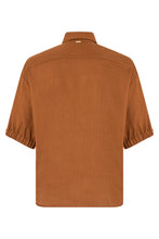Carica l'immagine nel visualizzatore di Gallery, Camicia a maniche corte in misto lino

