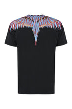 Carica l'immagine nel visualizzatore di Gallery, T-shirt Lines Wings in cotone con stampa

