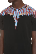 Carica l'immagine nel visualizzatore di Gallery, T-shirt Lines Wings in cotone con stampa
