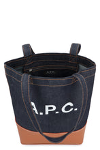 Load image into Gallery viewer, Axel small denim tote bag
