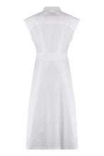 Carica l&#39;immagine nel visualizzatore di Gallery, Abito chemisier in popeline di cotone
