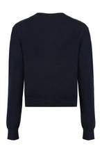 Carica l'immagine nel visualizzatore di Gallery, Cardigan Berenice in cotone con logo
