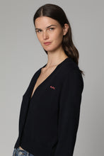 Carica l'immagine nel visualizzatore di Gallery, Cardigan Berenice in cotone con logo
