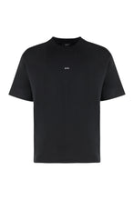 Carica l'immagine nel visualizzatore di Gallery, T-shirt girocollo Boxy Micro Logo in cotone
