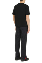 Carica l'immagine nel visualizzatore di Gallery, T-shirt girocollo Boxy Micro Logo in cotone
