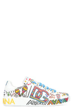 Load image into Gallery viewer, Portofino Spoiler leather low-top sneakers
