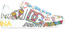 Load image into Gallery viewer, Portofino Spoiler leather low-top sneakers
