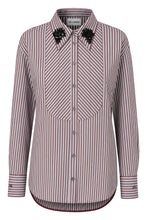 Carica l'immagine nel visualizzatore di Gallery, Camicia a Righe con applicazioni decorative
