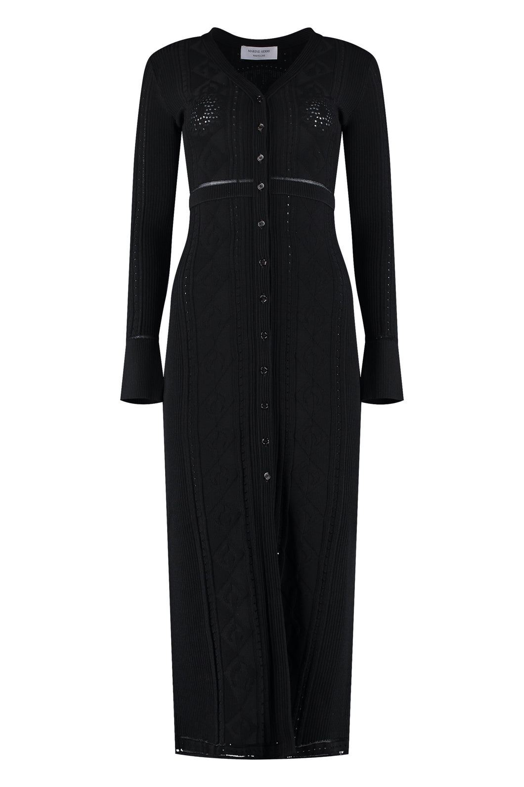 Abito in maglia traforata