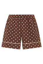 Carica l'immagine nel visualizzatore di Gallery, Pantaloni corti in seta con pois
