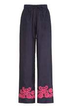 Load image into Gallery viewer, Embroidered silk trousers
