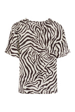 Carica l'immagine nel visualizzatore di Gallery, Blusa Sangria in seta stampata
