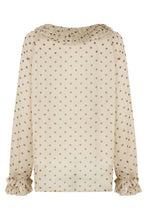 Carica l'immagine nel visualizzatore di Gallery, Blusa in poliestere a pois
