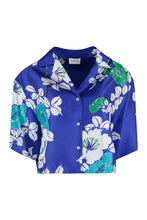 Carica l'immagine nel visualizzatore di Gallery, Camicia in seta con fantasia floreale

