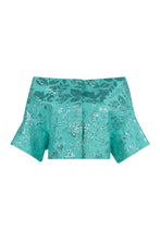 Carica l'immagine nel visualizzatore di Gallery, Blusa in tessuto jacquard floreale

