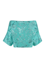 Carica l'immagine nel visualizzatore di Gallery, Blusa in tessuto jacquard floreale
