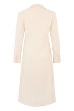 Carica l'immagine nel visualizzatore di Gallery, Cappotto Elegante Crema con Cintura e Tasca
