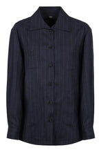 Carica l'immagine nel visualizzatore di Gallery, Overshirt in gessato
