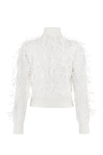 Carica l'immagine nel visualizzatore di Gallery, Pullover Lucy con piume di struzzo
