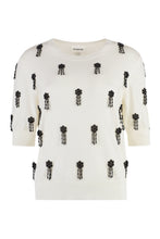 Load image into Gallery viewer, Wool-blend crew-neck sweater
